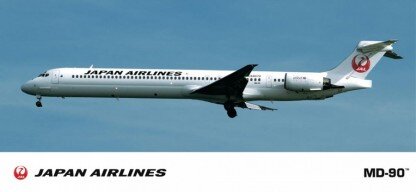 Jal MD-90 New logo marking