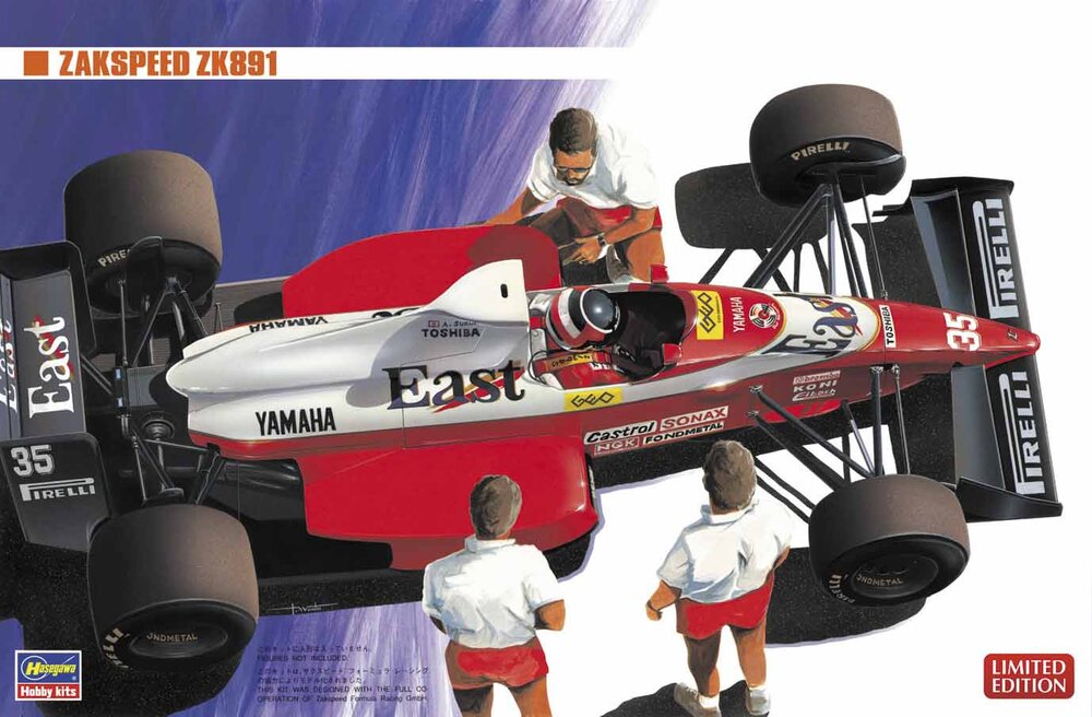 1/24 Zakspeed ZK 891. Formule-1 Rennwagens
