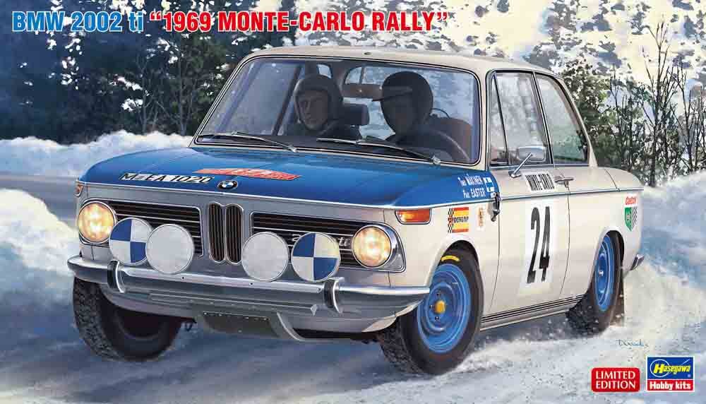 1/24 BMW 2002ti, Monte Carlo 1969.