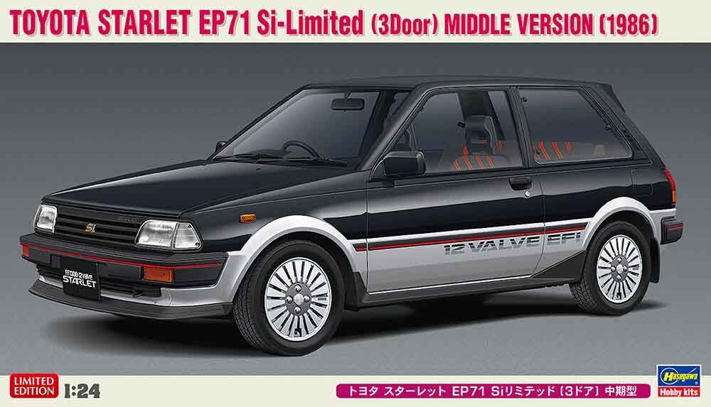 1/24 Toyota Starlet EP71 Si-Limited, 3-Türer