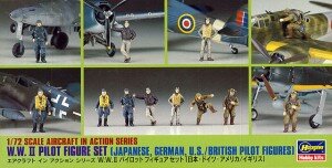 1/72 WWII Piloten Set