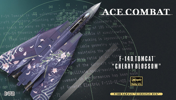 1/72 F14D Tomcat Ace Combat Cherry Blossom