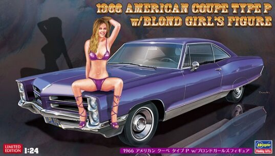 1/24 1966er American Coupe P m/ Vrouw