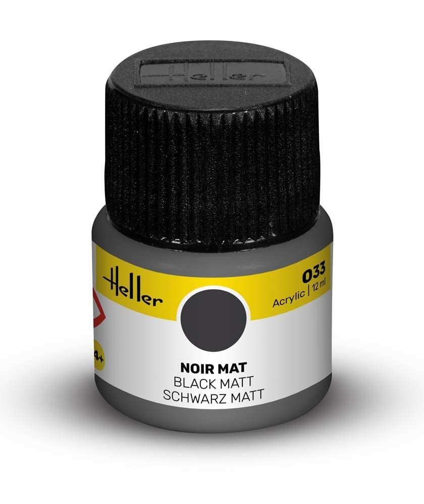 ZWART MAT 12ML