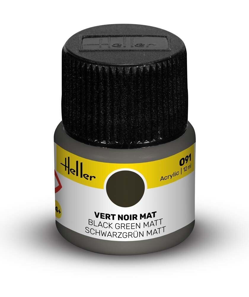 ZWART GROEN MAT 12ML