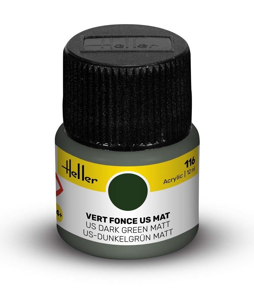 US DONKER GROEN MAT 12ML