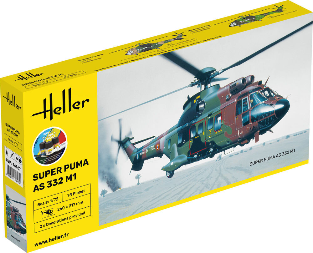 SUPER PUMA AS332 M1 (78 pièces)