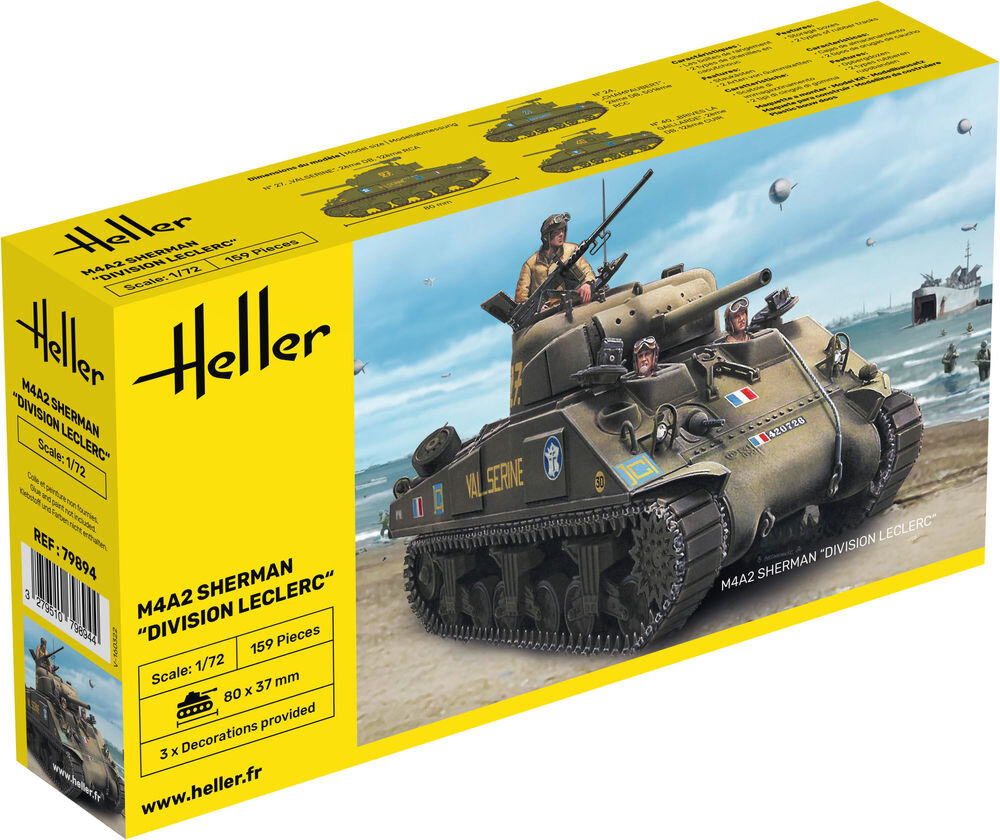 M4A2 SHERMAN LECLERC 1:72 (1)