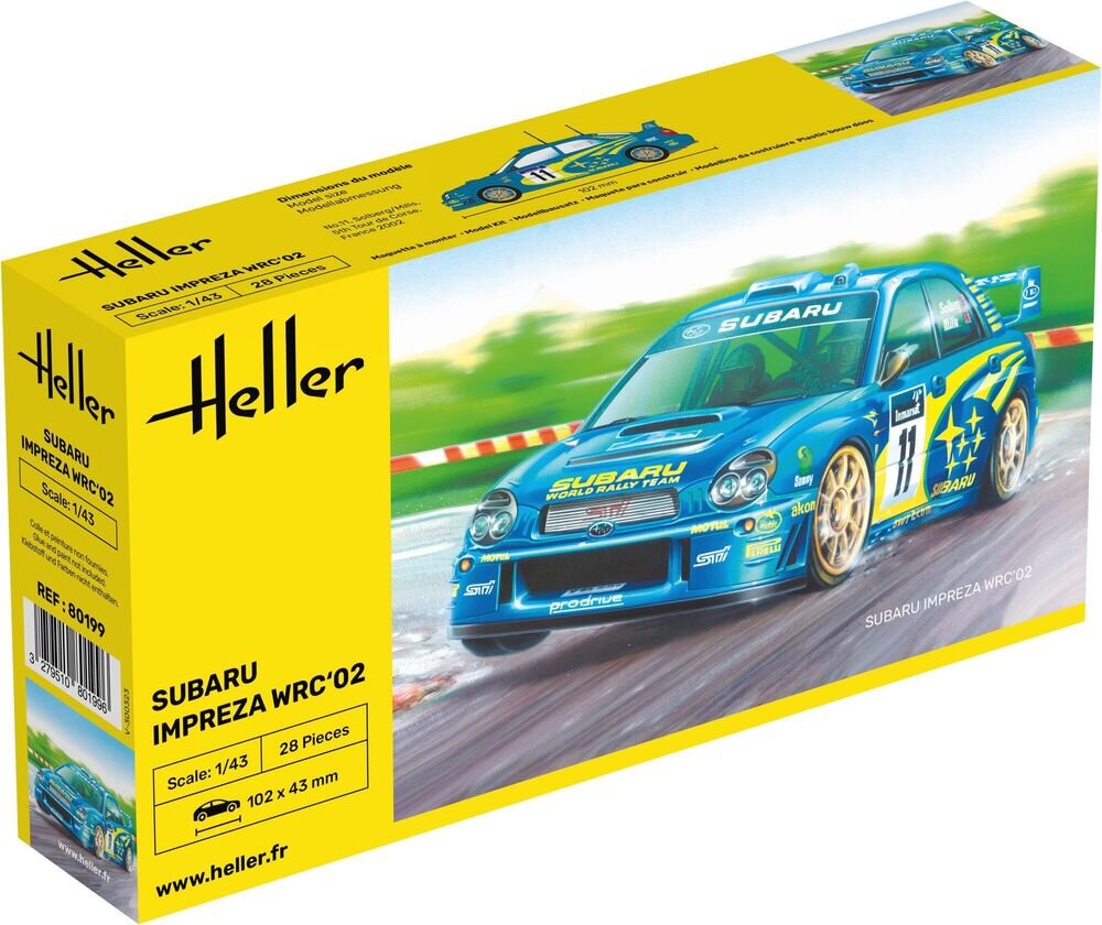 SUBARU IMPREZA WRC02 1:43