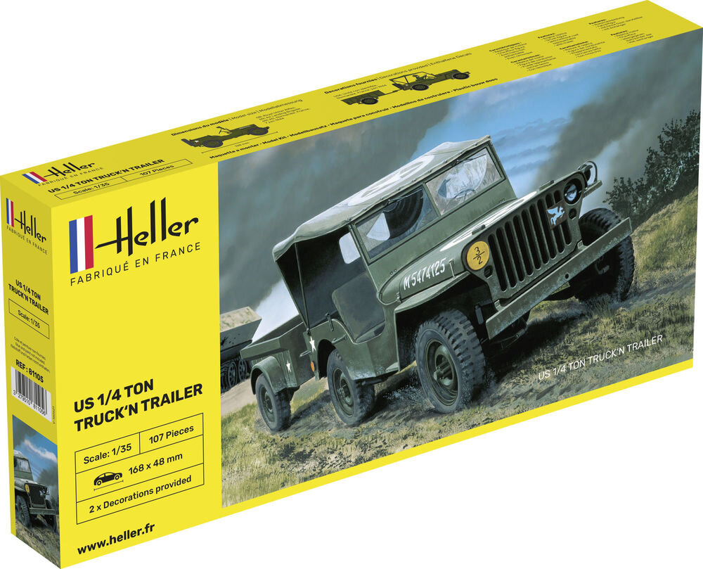 WILLIS JEEP & TRAILER1:35
