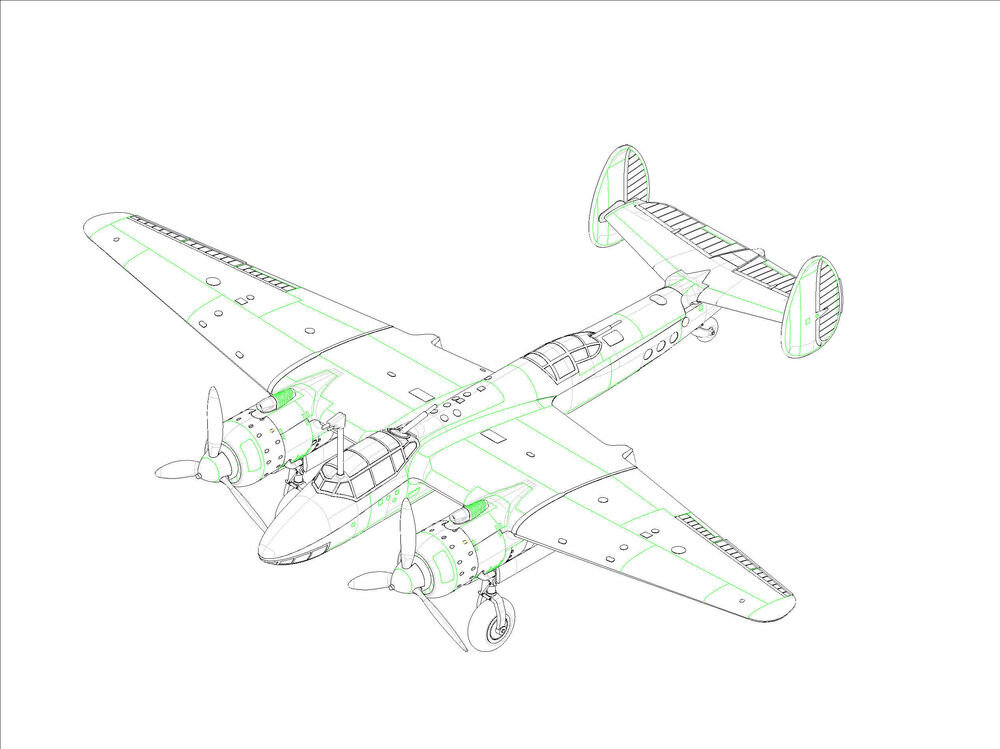 SOVIET TU-2 BOMBER 1:72