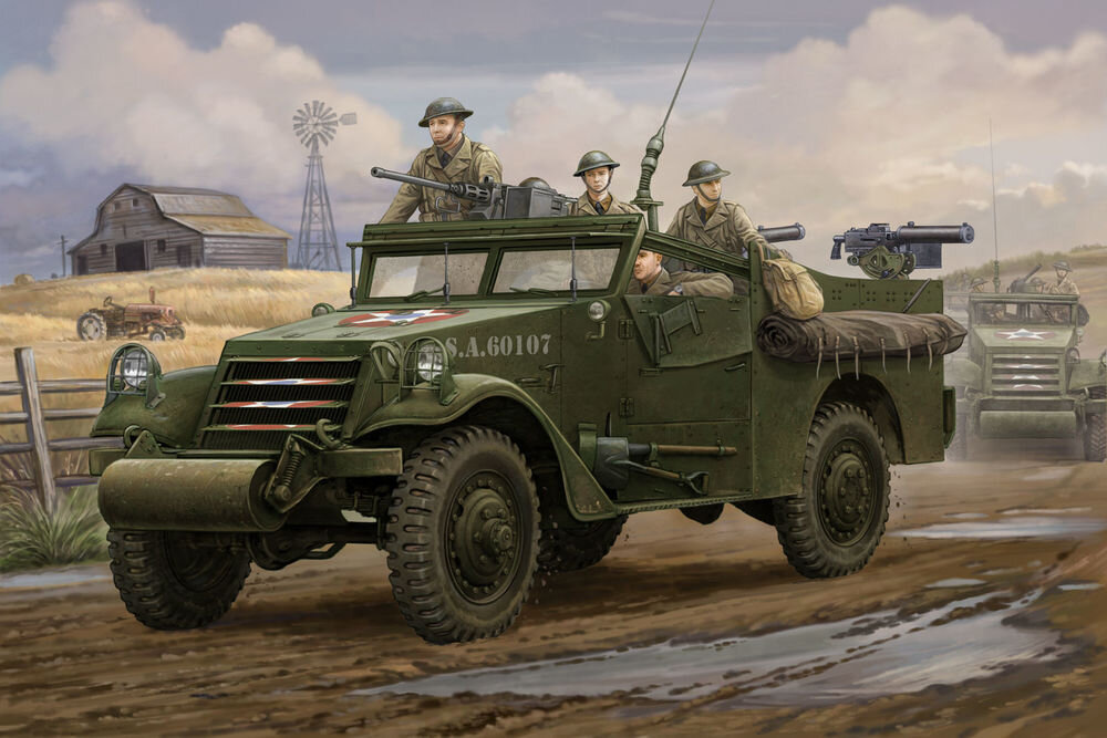 US M3A1 WH.SCOUT CAR 1:35