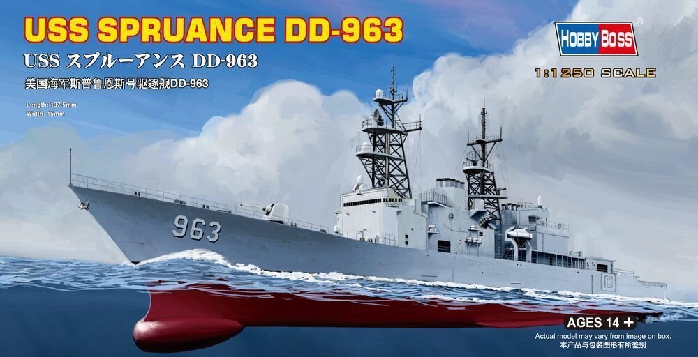 USS SPRUANCE 1:1250
