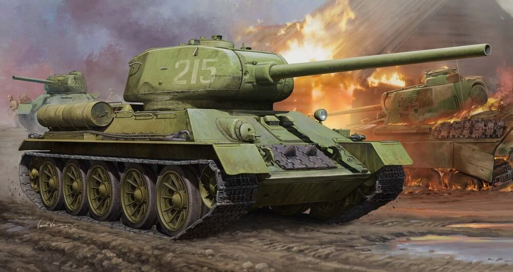 T34/85 TANK 1:16