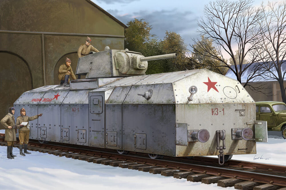 RUSS. ARMOURED TRAIN 1:72