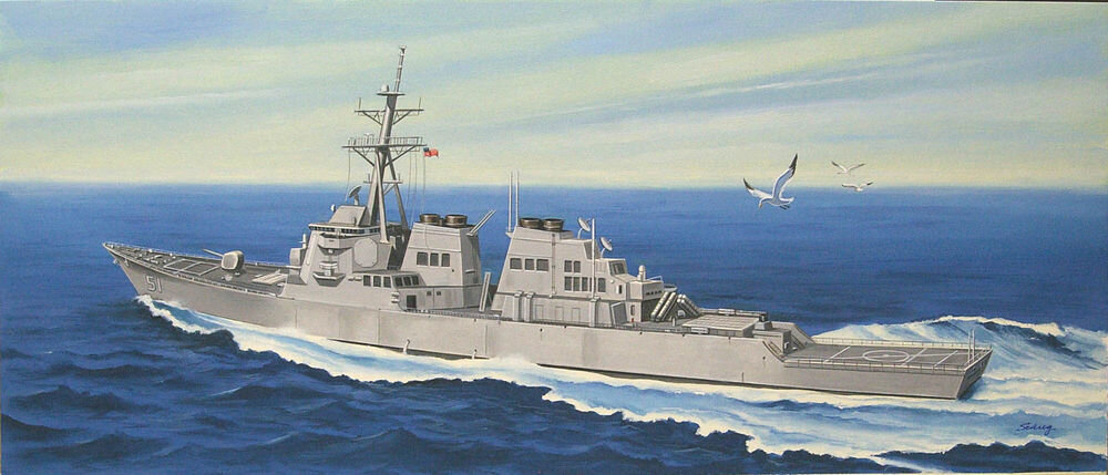 USS ARL.BURKE DDG51 1:700