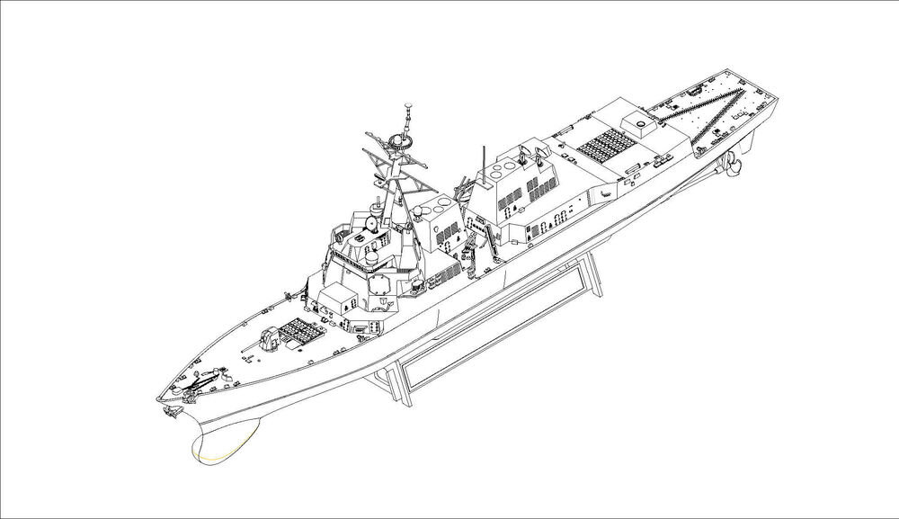 USS MOMSEN DDG-92 1:700