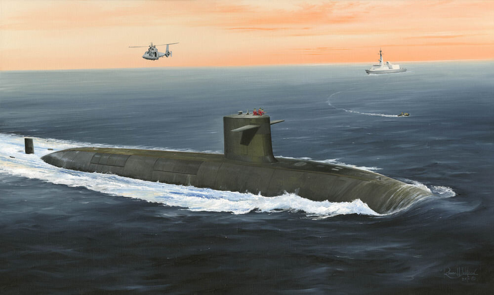 LE TRIOMPHANT SSBN 1:350
