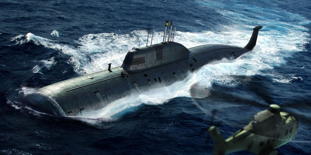 SSN AKULA CLASS SUB.1:350