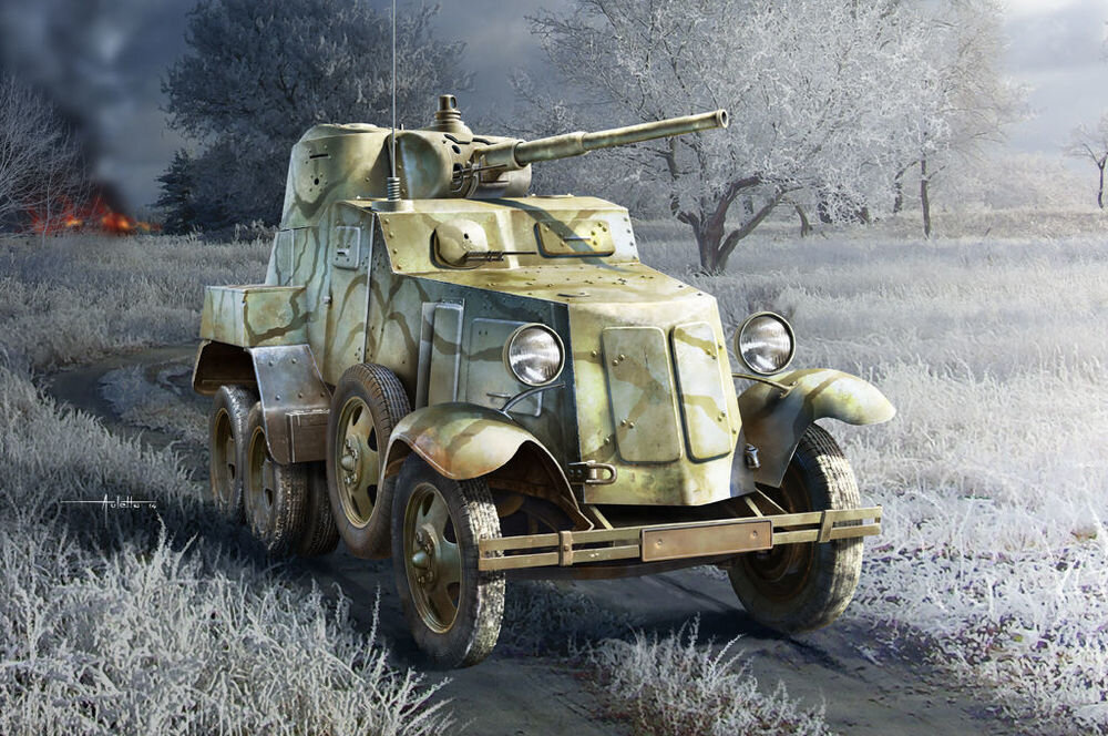 SOV. BA-10 ARMOR CAR 1:35