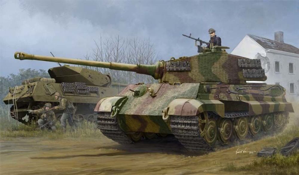 Pz.Kpfw.VI Sd.Kfz.182 Tiger II (Henschel 1944 Production) w/ Zimmerit
