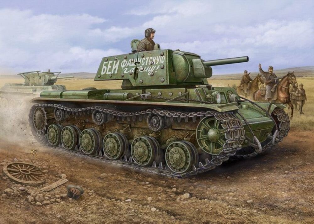 RUSS.KV-1'S EHKRANAMI1:48