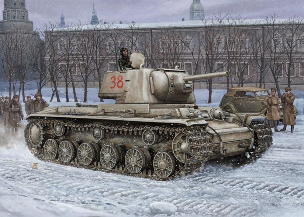 RUSS.KV-1'S EHKRANAMI1:48 (1)