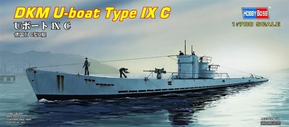DKM NAVY TYPE IX-C 1:700