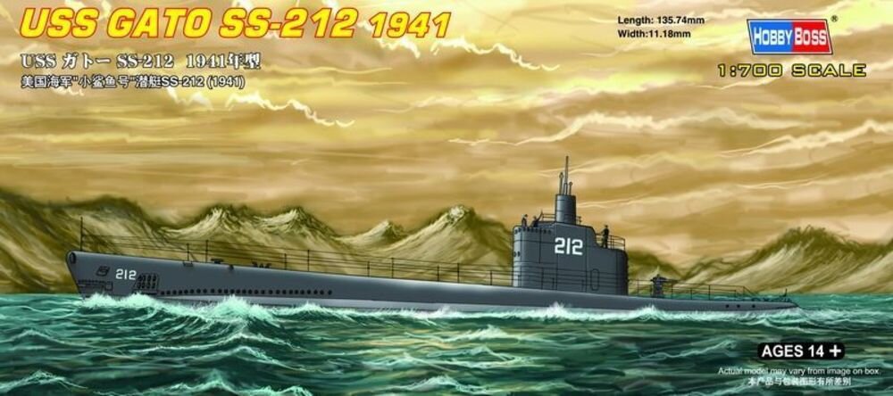 USS GATO SS-212 '41 1:700