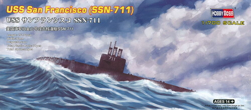 USS SAN FRANCISCO 1:700