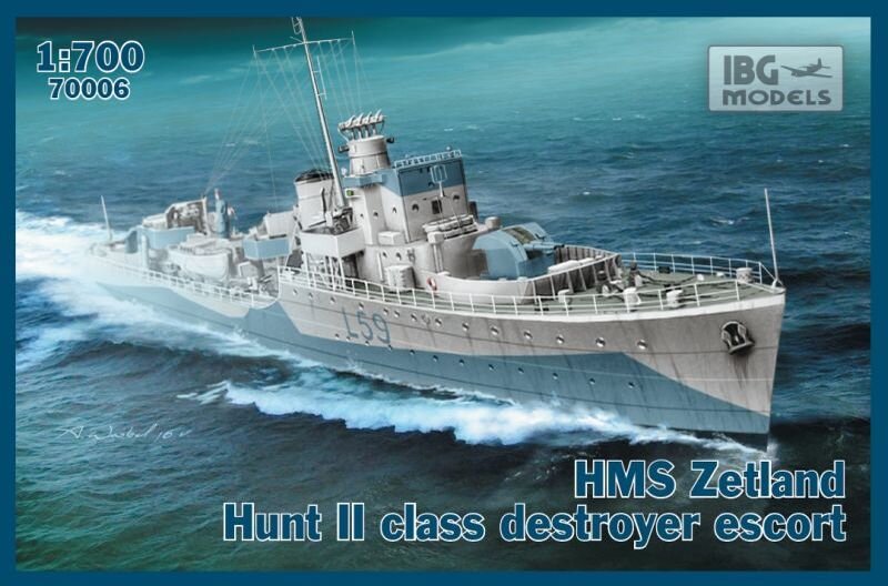 HMS Zetland 1942 Hunt II class des.escort