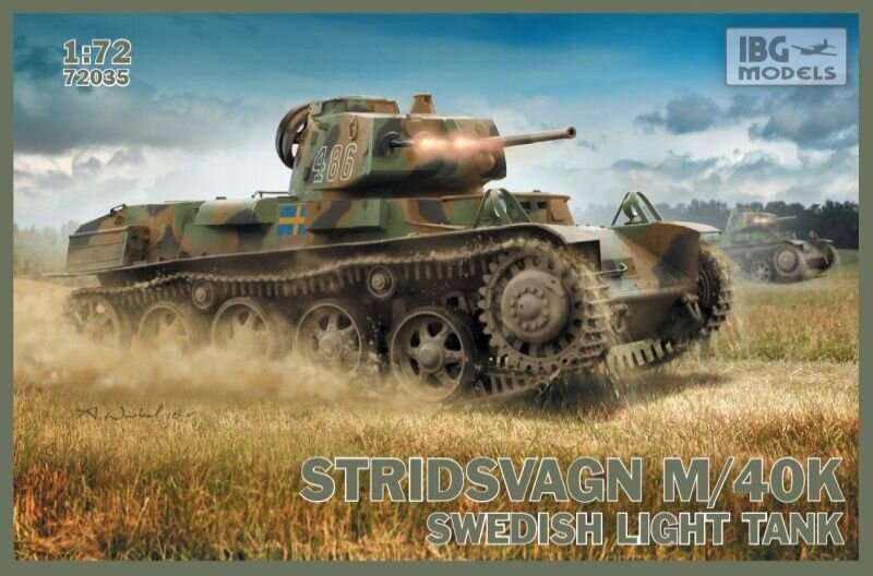 Stridsvagn m/40 K Swedish light tank -