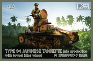 TYPE 94 Japanese Tankette - late production with towed idler wheel -
