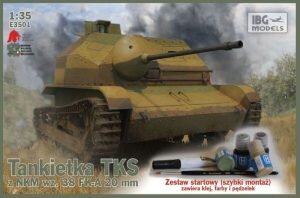 TKS Tankette build tracks w/ paint set
