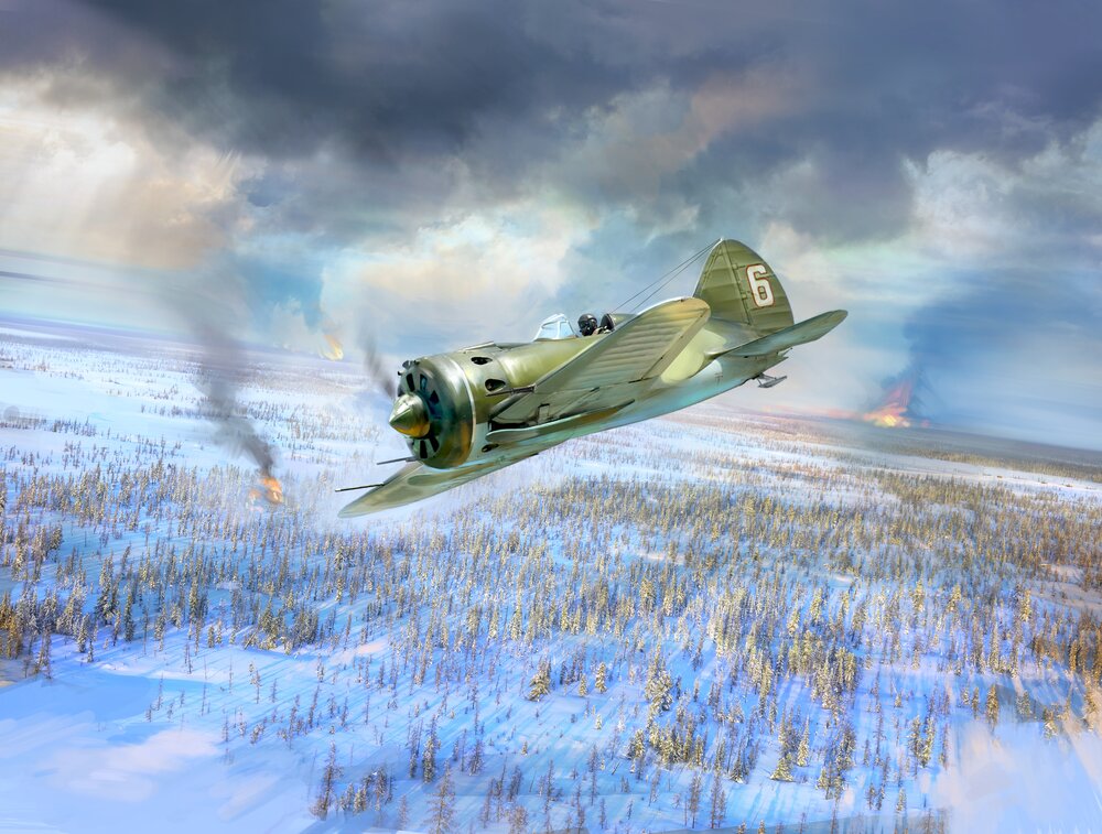 I-16 type 17, WWII Soviet Fighter