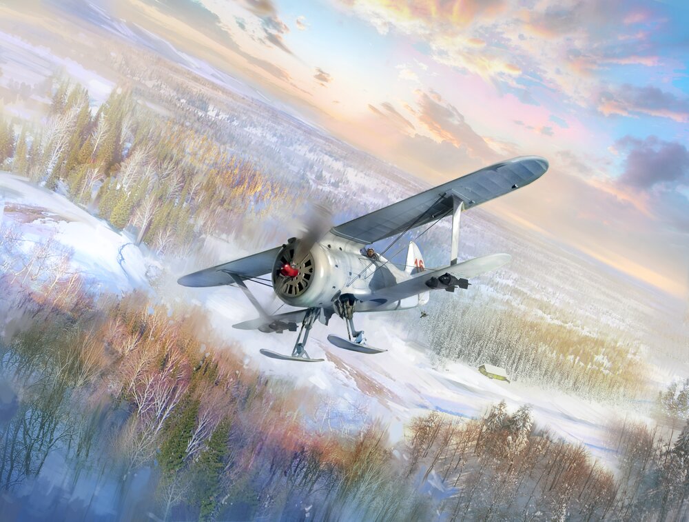 I-153 (winter version), WWII Soviet Fighter