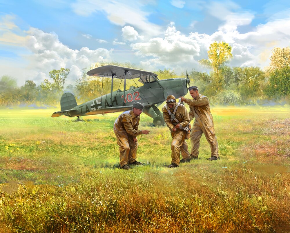 Bücker Bü 131D with German Cadets (1939-1945)