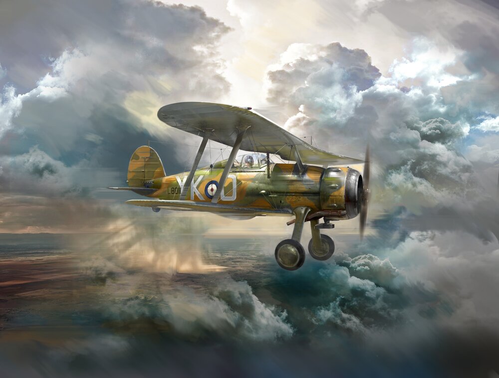Gloster Gladiator Mk.I, WWII British Fighter