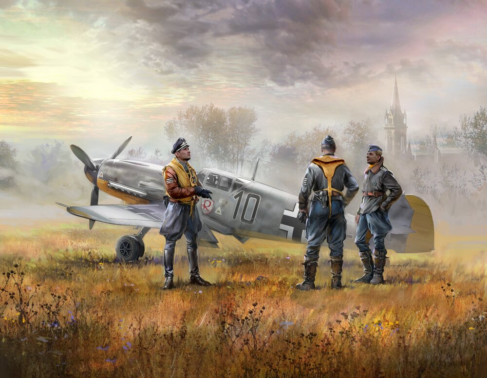 German Luftwaffe Pilots (1939-1945) (3 figures)