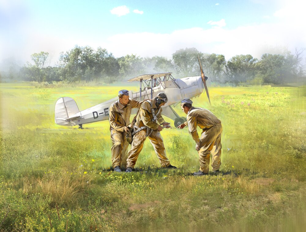 German Luftwaffe Cadets (1939-1945) (3 figures)