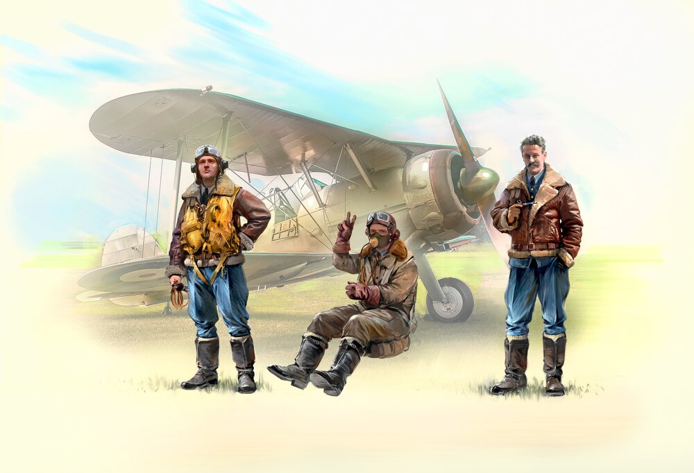 British Pilots (1939-1945) (3 figures)