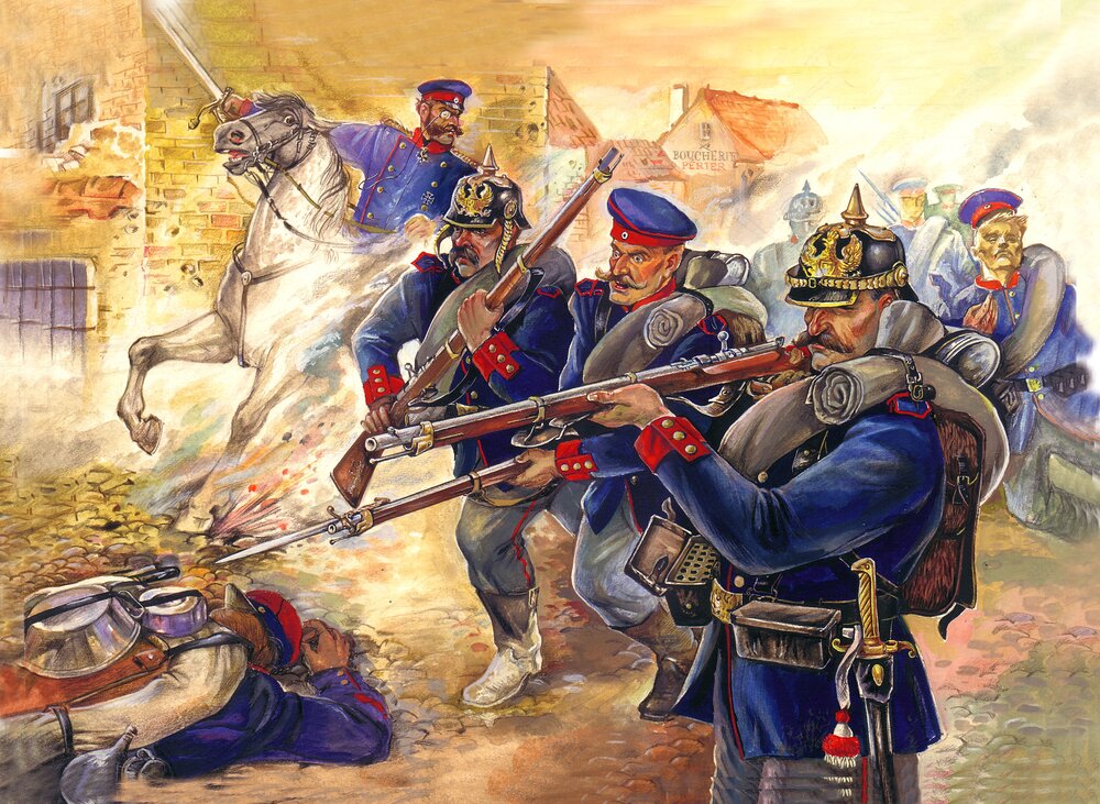 Prussian Line Infantry (1870-1871) (4 figures)