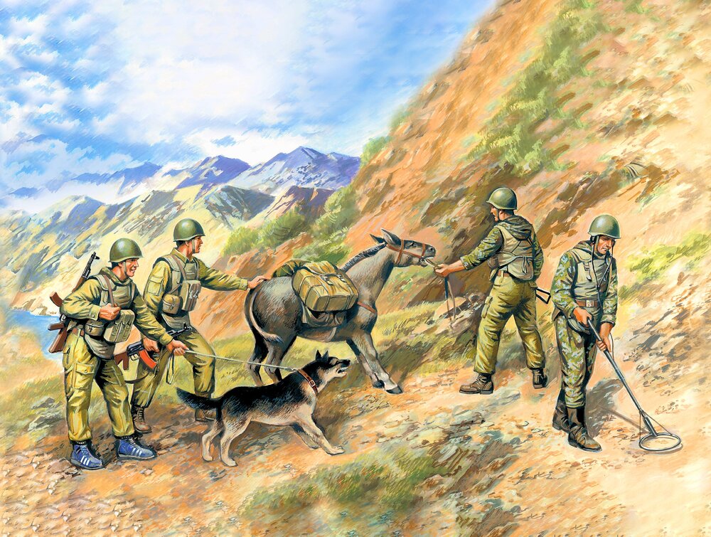 Soviet Sappers (1979-1988) (4 figures)