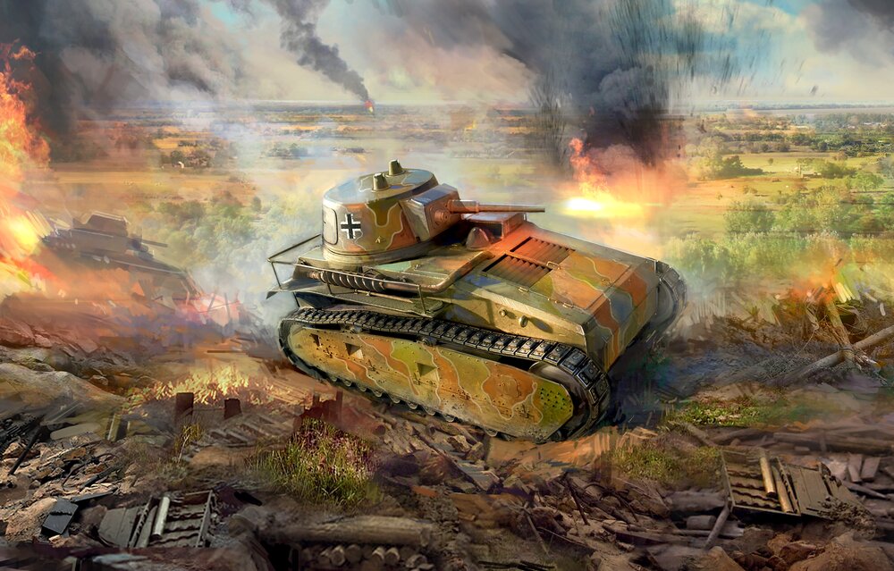 Leichttraktor Rheinmetall 1930, German Tank