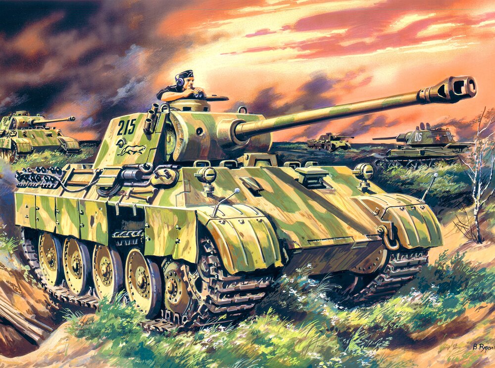 Pz.Kpfw.V Panther Ausf.D, WWII German Tank