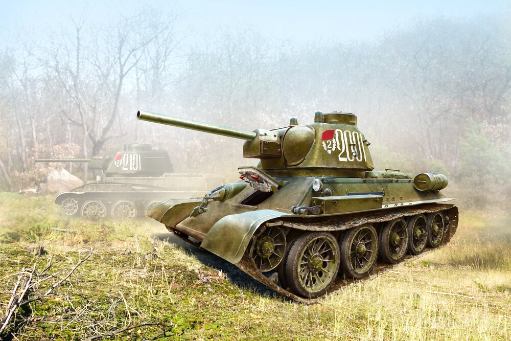 Т-34/76 (late 1943 production), WWII Soviet Medium Tank