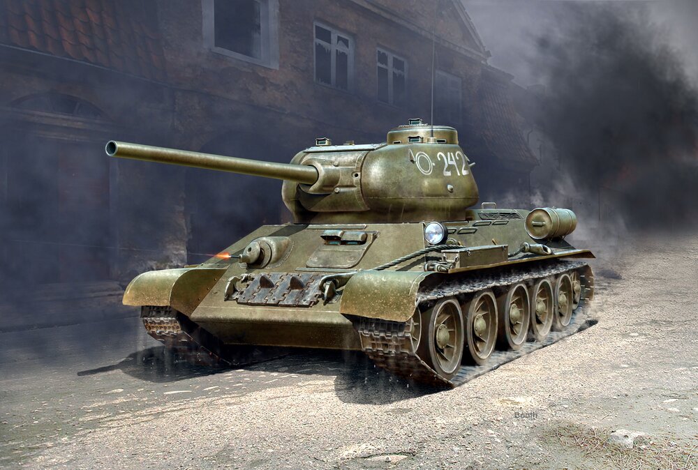 Т-34-85, WWII Soviet Medium Tank (100% new molds)