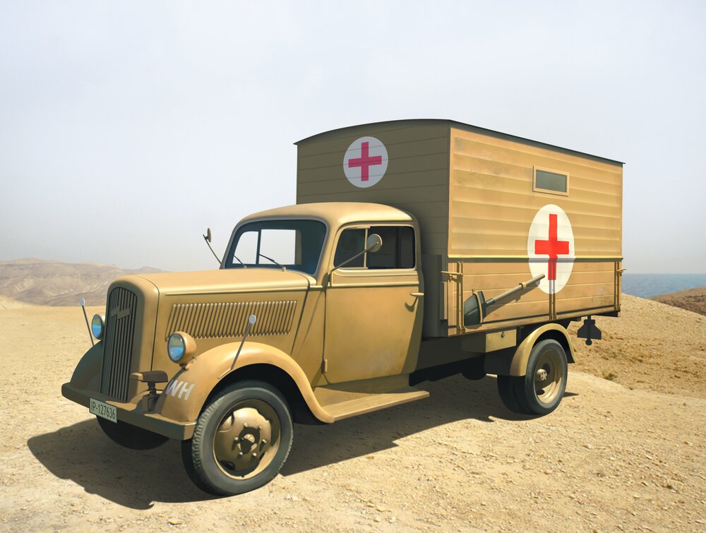 Typ 2,5-32 with Shelter, WWII German Ambulance Truck