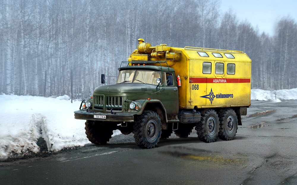 ZiL-131 Emergency Truck, Soviet Vehicle