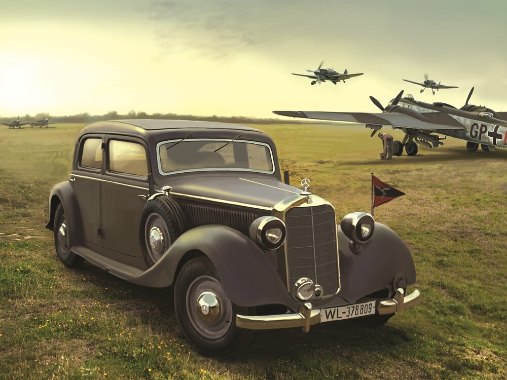 Typ 320 (W142) Saloon, WWII German Staff Car
